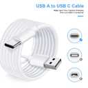 USB to USB C Extension Cord Power Cord for Security Camera CCTV 46FT Type C Long Power Cable Cameras for Home Security Outdoor Indoor Extension Cord Extension Cable for Xiaomi Mi eufy Camera