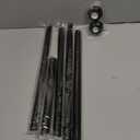 Zenna Home Tension Shower Curtain Rod, No Drill Adjustable Tension Curtain Rod for Bathroom, Rust Resistant, Easy Install Expandable Shower Curtain Rods, 26 to 76 Inches, Matte Black