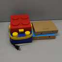 CANDY 3-in-1 Waffle Maker Panini Press, Grilled Sandwich Maker with Removable Plates, Compact & Portable Mini Toaster, Fast Double Heating, Unique Block-Style Design, Great for Breakfast or Snacks