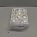 XunYee 36 Pcs Crystal Glass Christmas Balls Ornaments, 1.18" Mini Hanging Crystal Prism Xmas Tree Decorations Pendants for Home Wedding Birthday Party Holiday Decorations(Clear,Snowflake Style)