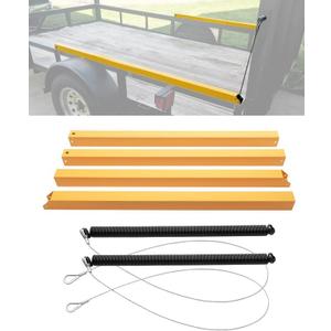 Trailer Gate Lift Assist, 2-Sided Trailer Tailgate Lift Assist Kit, Compatible with Utility Trailers Ramp and Tailgate, with 12 to 24 Inch Height Side Rail, 4 to 6 Feet Height Tail Gate or Ramp