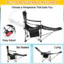 Yuntau 2 Set Reclining Beach Chairs with Umbrella & Footrest, Portable Adjustable Folding Mesh Lounge Chair with Shade Canopy Headrest & Storage Bag for Camping, Fishing, Outdoor, Patio(Black), 61.42 x 35.24 x 21.26 inches