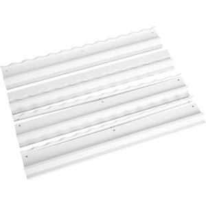 Mahjong Racks with Pushers, White Wooden American Mahjong Tile Pushers and Racks Set of 4, Mahjong Accessories (19.68 Inches)