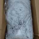 Quntue Small Area Rug, 2x3 Rug for Bedroom Shaggy Throw Rugs for Dorm Rug, Soft Tie Dyed Carpet for Kids Room, Plush Non-Slip Fluffy Bedside Rug for Home Decor Aesthetic, Light Grey