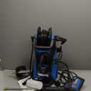 Pressure Washe Touch Screen Adjustable Pressure Power Washer with 4 Quick Connect Nozzles,Inlet Hose & Filter, Foam Cannon for Cars/Fences/Driveways Cleaning (5000 PSI, Blue)