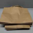 FACEBAG 100Pcs Brown Paper Bags with Handles Bulk, 16x6x12 Inches,Large-sized Kraft Paper Shopping Bags&Gift Bags for Party FavorsGrocery Shopping & RetailReusable & Durable