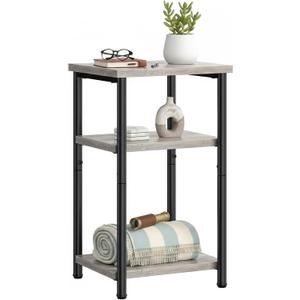 DUMOS End Table, Small Side Table, Bedside Nightstand for Small Spaces, 1 Pack