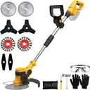 Brushless Cordless Weed Wacker for DeWalt 20V Max Battery (Tool Only), Electric Weed Eater with 5 Blades, Lightweight Battery Powered Brush Cutter for Lawn Care
