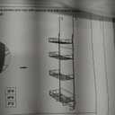 4-Tier Over The Door Pantry Organizer Heavy Duty, Metal Hanging Storage Rack with Wired Tubing, Adjustable Shelves for Kitchen, Bathroom, Closet, Space-Saving Design White