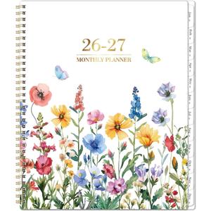 2026-2027 Monthly Planner/Calendar - 2 Year Monthly Planner 2026-2027, Jan. 2026 - Dec. 2027, 9"  11" Calendar Planner 24 Months with Tabs, Twin-Wire Binding, Double-Side Pocket, Holiday  Note Pages 2026-2027 Monthly Planner/Calendar - 2 Year Monthly Planner 2026-2027, Jan. 2026 - Dec. 2027, 9"  11" Calendar Planner 24 Months with Tabs, Twin-Wire Binding, Double-Side Pocket, Holiday  Note Pages