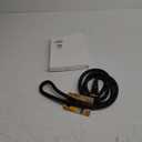 Fida Durable Slip Lead Dog Leash, 6 FT x 1/2" Heavy Duty Dog Loop Leashes, Comfortable Strong Rope Slip Leash for Large Medium Dogs, No Pull Pet Training Lead with Highly Reflective(1/2", Black)