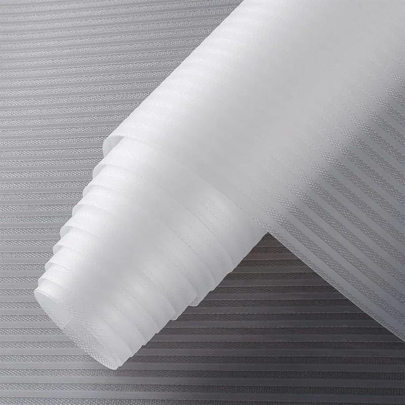Trendy Home Shelf Liner, Non-Slip Cabinet Liner, Washable Oil-Proof for Kitchen Cabinet, Shelves, Refrigerator, Storage, Desks, 12 Inches x 240 FT, Non Adhesive Drawers (White)