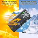 14.6V 10A LiFePO4 Battery Charger for 12V Lithium Iron Phosphate Batteries Fast Charging, High Efficiency, LED Indicator, Durable Design with Overheat Protection