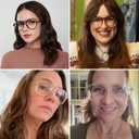 JOVAKIT Aviator Blue Light Glasses for Women Men Fashion Retro 70s Aviator Frame Computer Eye Glasses Anti Eyestrain (Brown Tortoise)