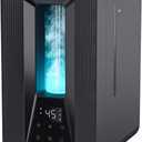 BREEZOME 6L Humidifiers for Bedroom, Cool Mist Top Fill Humidifier with Aroma Diffuser, Humidistat, Night Light, 50H Runtime, Quiet Ultrasonic Humidifiers for Home Large Room, Baby Nursery, Plants