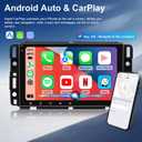 Car Radio for Chevy Chevrolet Silverado 20072013 GMC Sierra, Yukon Tahoe Suburban 20072014, Traverse 8inch Touchscreen Stereo Headunit with CarPlay Android Auto Bluetooth GPS 5GWiFi Backup Camera FM