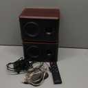 Saiyin Passive Bookshelf Speakers with 3.5 inch Woofer, Home Desktop Stereo Speakers,Amplifier or Receiver Required, Passive Surround, Front Speakers for PC/Gaming/Turntable,4 Ohms, Wall Mountable