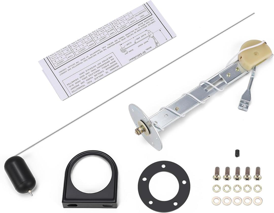55818 Universal Fuel Tank Level Sending Unit Kit For 12V Automobiles, Ships, Yachts, RV, Agricultural Vehicles And Industrial Equipment Replace# 55818