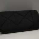 REFETONE Indoor Doormat, Front Back Door Mat 36"x60" Rubber Backing Non Slip Mats, Absorbent Washable Entrance Doormat for Entryway, Resist Dirt Low-Profile Inside Floor Mat for Muddy Shoes, Black (Big Plaid Black)