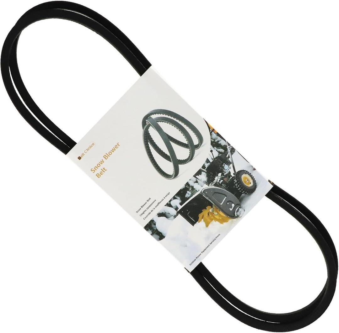 2-Pack 754-0346, 954-0346, 954-0345 Neoprene Rubber Snow Blower Belt for MTD, Compatible with Ariens 72084, 07208400 Drive Belt, 3/8" x 30.2"