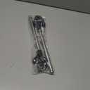 DOITOOL Adjustable Stainless Steel 12In Telescopic Motorcycle Flagpole with Handlebar Mount for Outdoor Riding and Bike Accessories