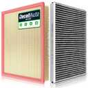 Dacall Engine & Cabin Air Filter Set for Mercedes Sprinter Van (2010-2018) 2500 3500; (2007-2018) Freightliner Dodge Sprinter 2500 3500; Replace 9068300318, A0000903751