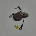 Fida Retractable Dog Leash, 16 ft Dog Walking Leash for Small Dogs up to 26lbs, 360 Tangle Free, Coffee/Brown