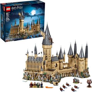 LEGO Harry Potter Hogwarts Castle 71043 Building Set - Model Kit with Mini figures, Featuring Wand, Boats, and Spider Figure, Gryffindor and Hufflepuff Accessories, Collectible for Adults and Teens