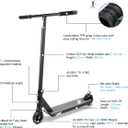 LMT69 Professional Scooter-Trick Scooter-Intermediate Beginner Stunt Scooter Suitable - Children, Teenagers Adults 8 Years Old Above