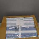 Levtex Home - Truro Quilt Set - King/Cal King Quilt + Two King Pillow Shams - Stripe in Shades of Blue - Quilt Size (106x92in.) and Pillow Sham Size (36x20in.) - Reversible - Cotton