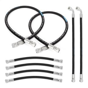 for Kubota Hydraulic Hoses Kit, Fit for Kubota LA350a, LA401, LA402, LA402-1 Front Loader Hydraulic Hoses - Include 7J303-76610/75535-66620/7J999-95562 Boom & Bucket Cylinder Hoses