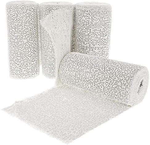 Plaster Cloth Strips - 6 in x 15 ft, 8-Pack - Easy-Cut Plaster Wrap Kit for DIY Paper Mache & Belly Casting - Craft Supplies for Sculptures, Masks & Art Projects Plaster Cloth Strips - 6 in x 15 ft, 8-Pack - Easy-Cut Plaster Wrap Kit for DIY Paper Mache & Belly Casting - Craft Supplies for Sculptures, Masks & Art Projects