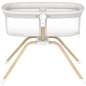 ANGELBLISS 3 in 1 Rocking Bassinet & Baby Bassinet Bedside Sleeper, One-Second Convert Travel Portable Bassinet Newborn Baby (White) ANGELBLISS 3 in 1 Rocking Bassinet & Baby Bassinet Bedside Sleeper, One-Second Convert Travel Portable Bassinet Newborn Baby (White)