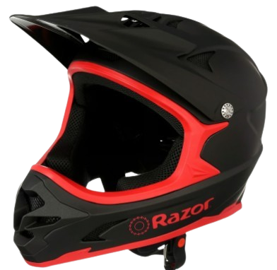 NWT Razor Full Face Multi-Sport Helmet Black Red Dirt Bike 4x4 Motocross