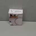 Peakeep 4 Inches Twin Bell Loud Alarm Clock for Heavy Sleepers, Backlight, Battery Operated Old Fashioned Alarm Clock for Bedrooms (3D-Dial, Black)