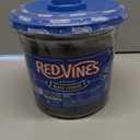 Red Vines Black Licorice Candy Black Licorice Soft Chewy Candy Twists 3.5 Lb Jar, Expiry: 10/18/26)