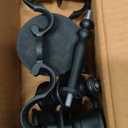 Rely+ 5 Arm Baby Candelabra Black Matte 8 Inch Taper Candle Holders Gothic Decorations Candlesticks Holder Home Decor Wedding Parties Centerpiece for Dining Table