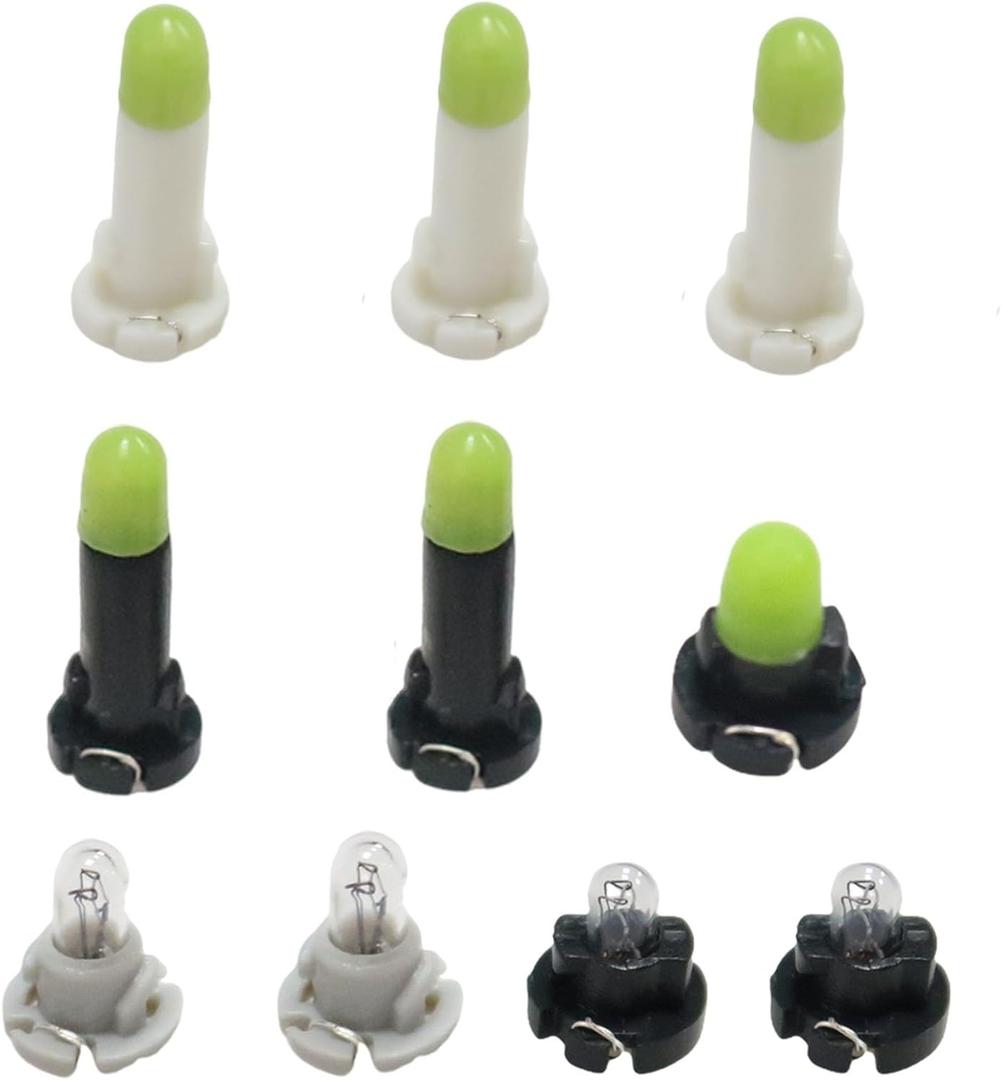 Cooler Control Switch Bulb(Set of 10pcs) Fit for Toyota 4Runner 2003-2009, Replace#90010-09015 90010-09016 90010-09017 90010-09018 90010-09019