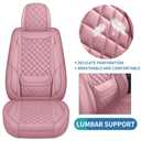 SCOMEE Leather Car Seat Covers Front Automotive Seat Protectors