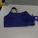 Champion Women's Sports Bra, High-Impact, Maximum Support, Breathable, Moisture-Wicking Fabric (Blue, L)