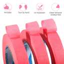 Pink Painters Tape,1 inch x 60 Yards x 5 Rolls (300 Yards Total) - Medium Adhesive Masking Tape for Painting,Labeling,DIY Crafting,Decoration and School Projects