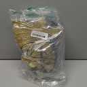 Christmas Angel Tree Topper with Built-in LED Snowflake Projector Lights Hollowed Pentagram Tree Top with Gold Spangles Plated Plug in for Indoor Outdoor Christmas Decorations, Gold