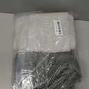 MIULEE Pack of 4 Couch Throw Pillow Covers 22x22 Inch Neutral Soft Decorative Chenille Pillow Covers Farmhouse Boho Accent Cushion Covers for Mid Century Modern Spring Decor Sofa Bedroom Living Room, Light Gray and Dark Gray