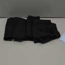 Runhit Girls Volleyball Shorts Youth V Cross Waist Black Spandex Kids Dance Biker Athletic Compression Shorts, 4 Pcs. Size XL