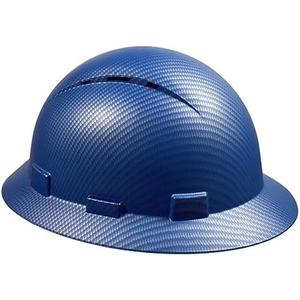 Full Brim Hard Hat - OSHA Safety Helmet Durable Lightweight Carbon Fiber Hard Hat, 6-Point Ratchet Suspension Protective Gear for Men and Women