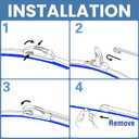 GSPSCN OEM QUALITY 26''+16'' Premium Original Replacement Windshield Wiper Blades,Quiet and Durable Stable High Performance All-Season Auto Wiper Blades for J Hook (Pack of 2)