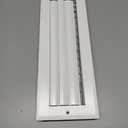 HVAC Premium 14'' x 4'' - 1-Way Air Vent - Adjustable Aluminum Curved Blades - Maximum Air Flow - HVAC Grille