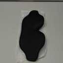 Sleep Eye Mask for Side Sleeper, Lash Extensions 3D Contoured Cup Sleeping Mask for Men Women, Travel Blackout Night Blindfold Eye Shade Cover with Adjustable Strap (Black-Side Sleeper)