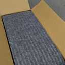 MBIGM 8" X 30" (15 in Pack) Non-Slip Carpet Stair Treads Non-Skid Safety Rug Slip Resistant Indoor Runner for Kids Elders & Pets with Reusable Adhesive - Gray - Carpet Pads for Stairs (Grey)