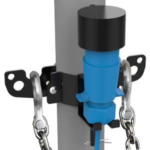 Trailer Towing Organizer for 7 Way Plug,Heavy Duty Steel for Travel Trailer AccessoriesSturdy, Anti-Rust, 1 Pack, Trailer Towing Chain Holder
